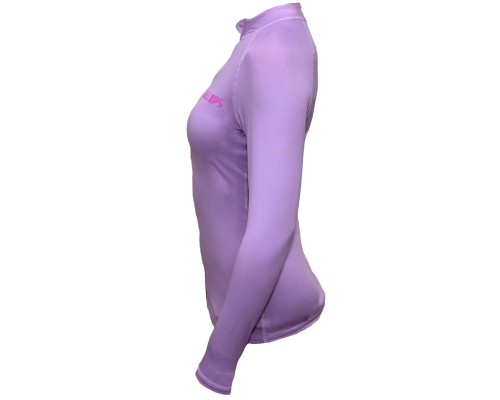 Рашгард женский SCALLOPS PROSKIN ZIP W`S сиреневый